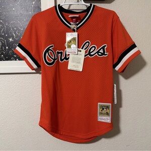 Baltimore Orioles Cal Ripken Jr 1988 MLB Baseball Jersey #8 Mitchell Ness Small